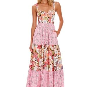 Agua bendita maxi dress alani Java, size M